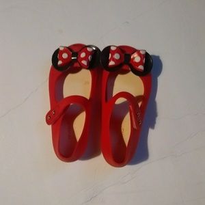 Girls Mannie mouse shoes